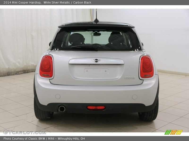 White Silver Metallic / Carbon Black 2014 Mini Cooper Hardtop