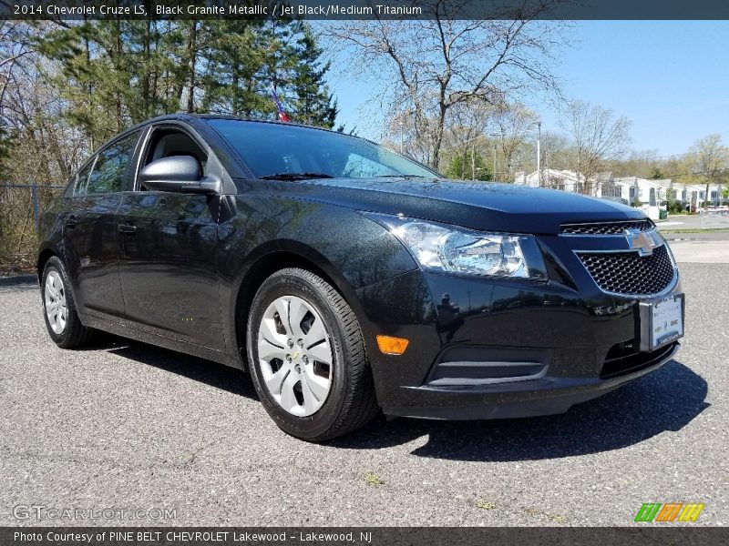 Black Granite Metallic / Jet Black/Medium Titanium 2014 Chevrolet Cruze LS