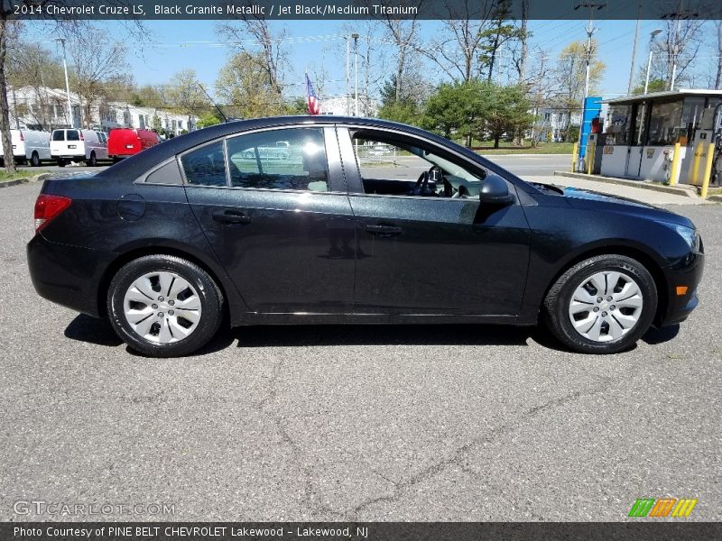 Black Granite Metallic / Jet Black/Medium Titanium 2014 Chevrolet Cruze LS