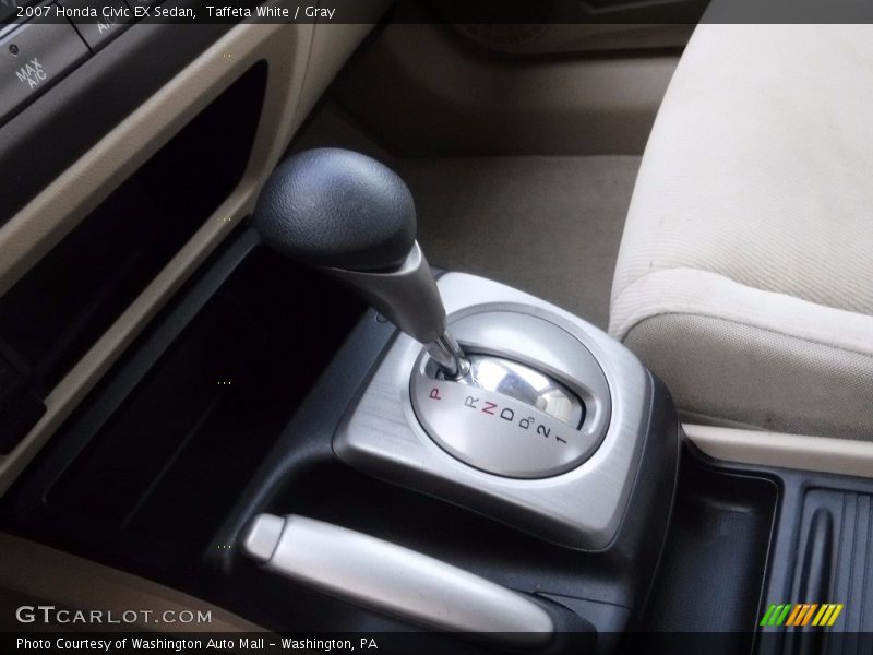Taffeta White / Gray 2007 Honda Civic EX Sedan
