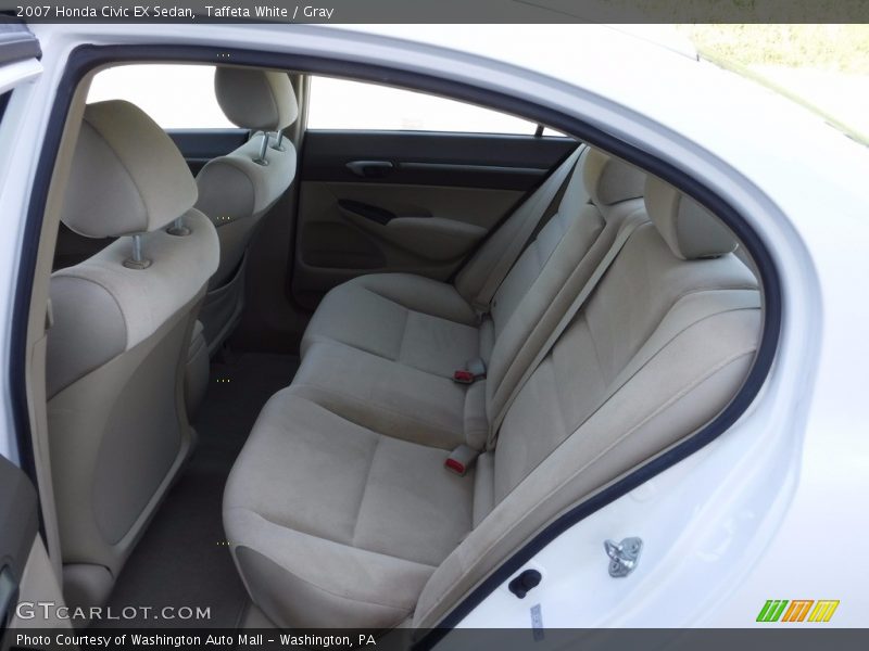 Taffeta White / Gray 2007 Honda Civic EX Sedan