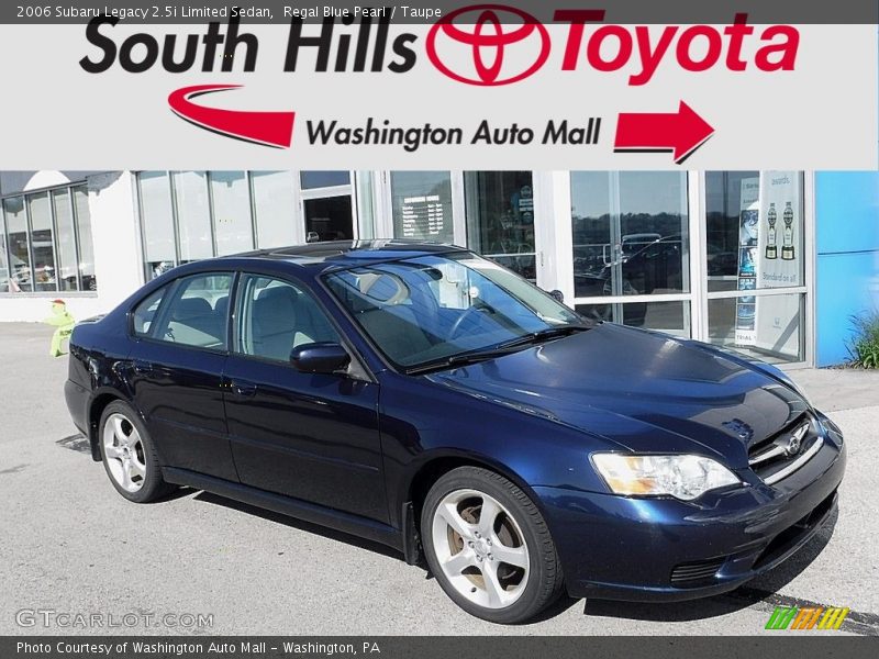 Regal Blue Pearl / Taupe 2006 Subaru Legacy 2.5i Limited Sedan