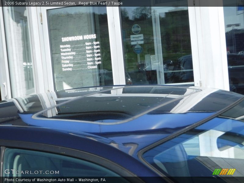 Regal Blue Pearl / Taupe 2006 Subaru Legacy 2.5i Limited Sedan