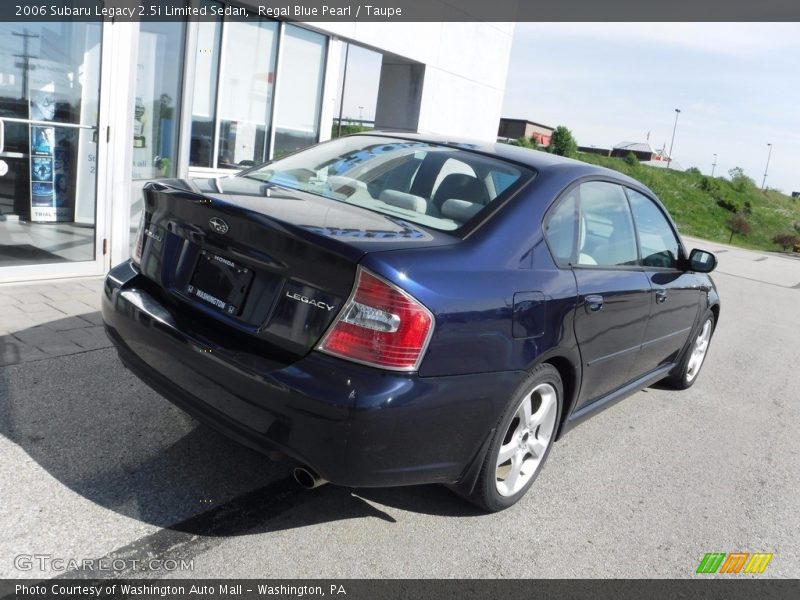 Regal Blue Pearl / Taupe 2006 Subaru Legacy 2.5i Limited Sedan