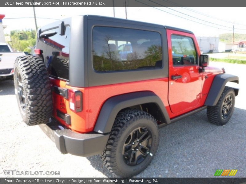 Firecracker Red / Black 2017 Jeep Wrangler Sport 4x4