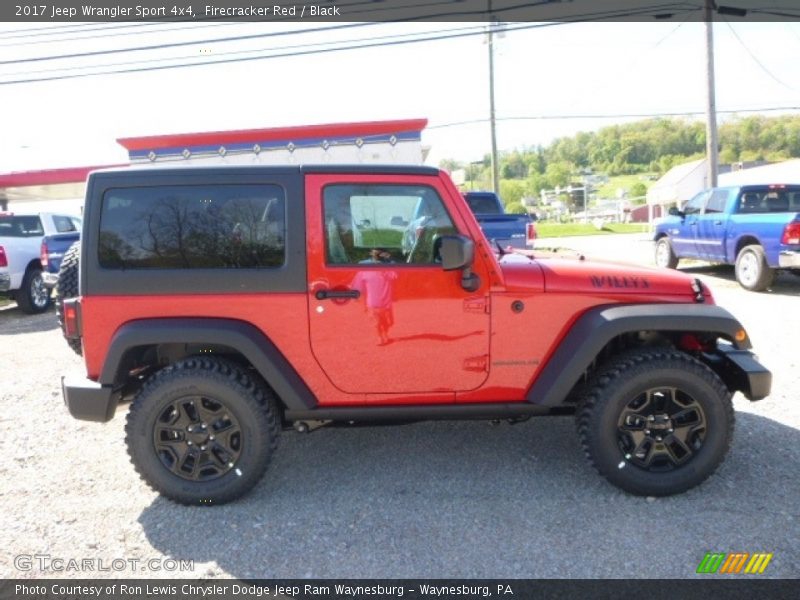 Firecracker Red / Black 2017 Jeep Wrangler Sport 4x4