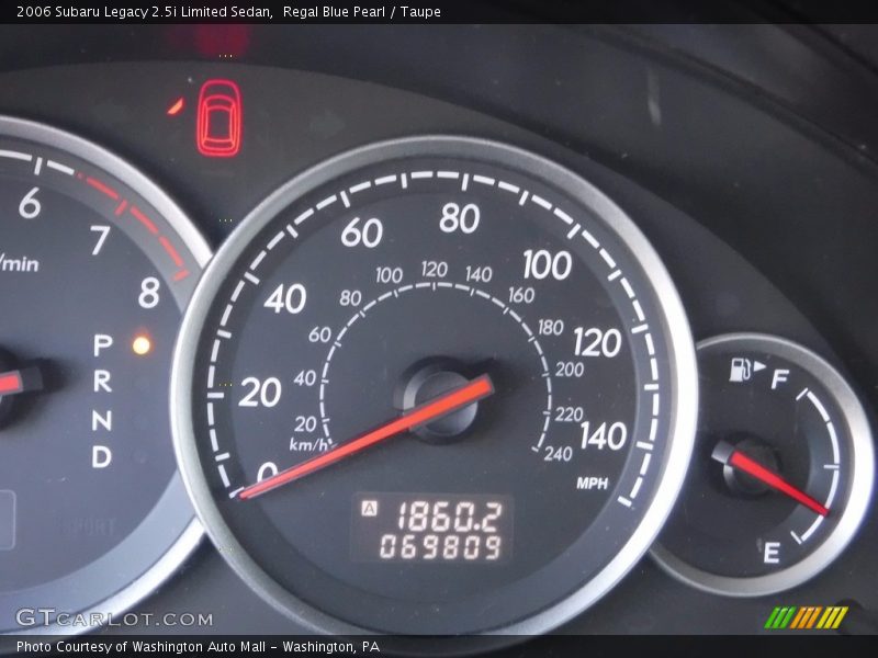 Regal Blue Pearl / Taupe 2006 Subaru Legacy 2.5i Limited Sedan
