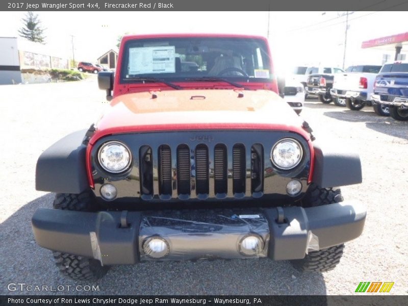 Firecracker Red / Black 2017 Jeep Wrangler Sport 4x4