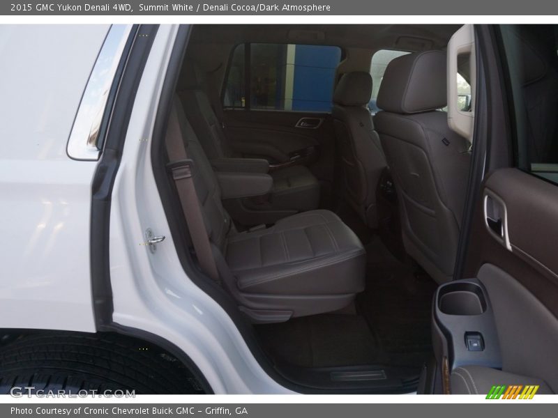 Summit White / Denali Cocoa/Dark Atmosphere 2015 GMC Yukon Denali 4WD