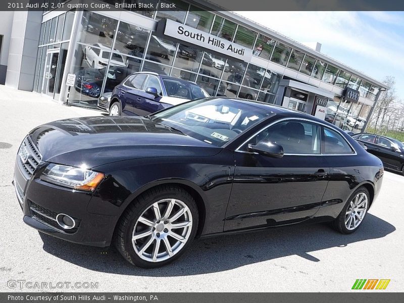 Brilliant Black / Black 2011 Audi A5 2.0T quattro Coupe