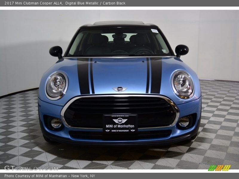 Digital Blue Metallic / Carbon Black 2017 Mini Clubman Cooper ALL4