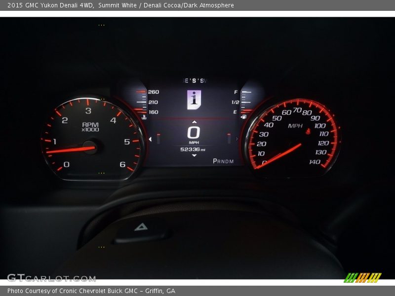 Summit White / Denali Cocoa/Dark Atmosphere 2015 GMC Yukon Denali 4WD