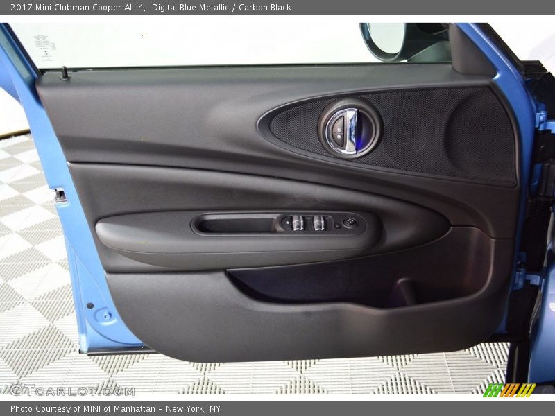 Digital Blue Metallic / Carbon Black 2017 Mini Clubman Cooper ALL4