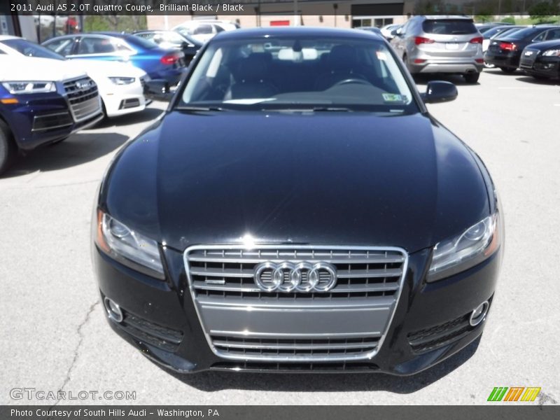 Brilliant Black / Black 2011 Audi A5 2.0T quattro Coupe