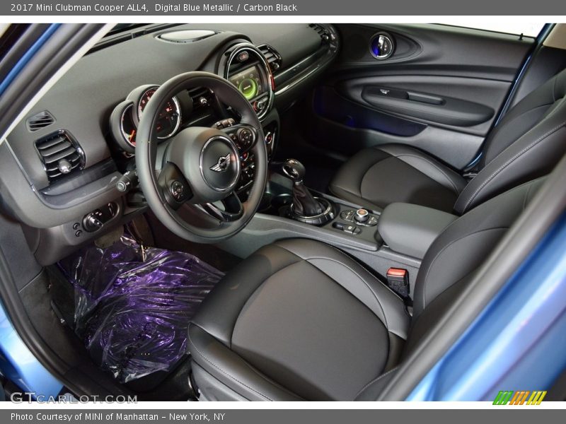 Digital Blue Metallic / Carbon Black 2017 Mini Clubman Cooper ALL4