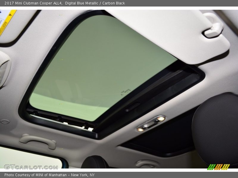Digital Blue Metallic / Carbon Black 2017 Mini Clubman Cooper ALL4