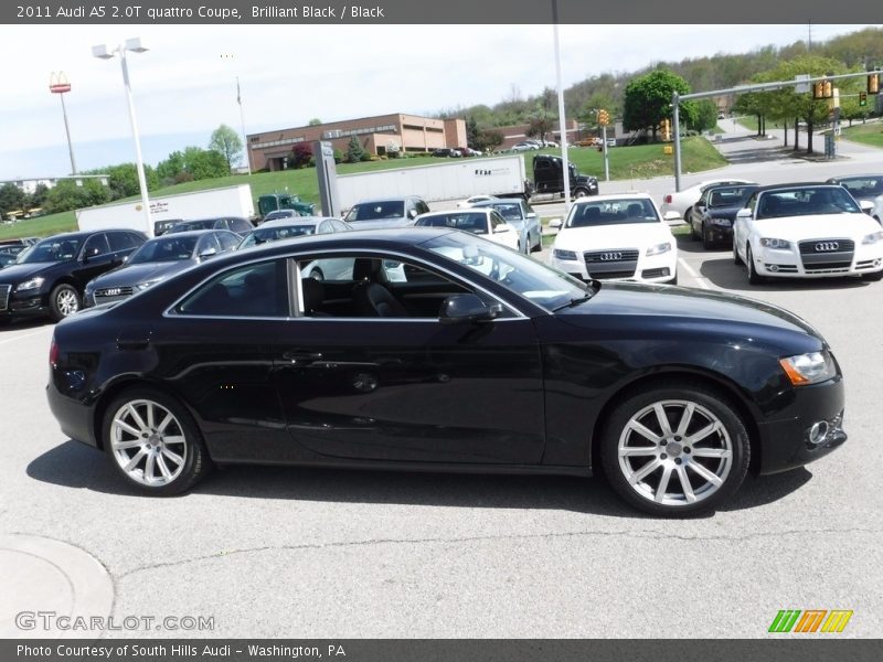 Brilliant Black / Black 2011 Audi A5 2.0T quattro Coupe