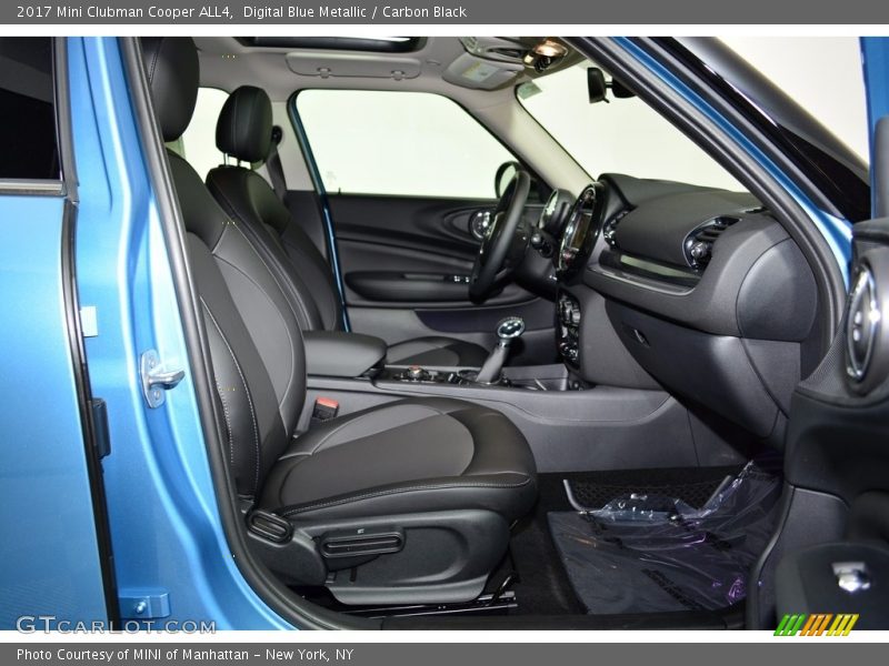 Digital Blue Metallic / Carbon Black 2017 Mini Clubman Cooper ALL4