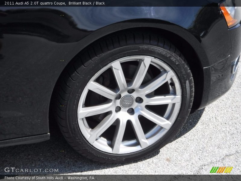 Brilliant Black / Black 2011 Audi A5 2.0T quattro Coupe