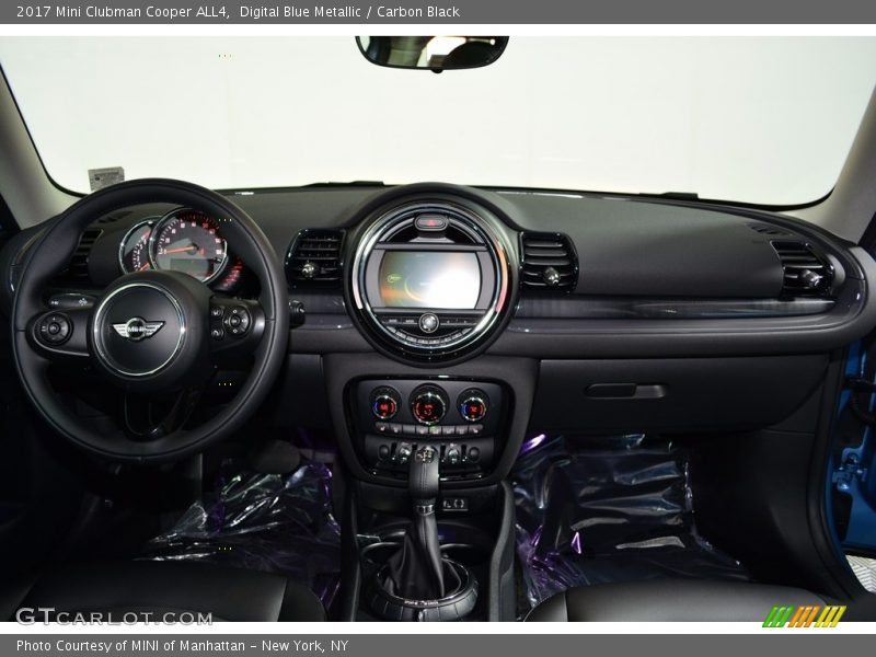 Digital Blue Metallic / Carbon Black 2017 Mini Clubman Cooper ALL4