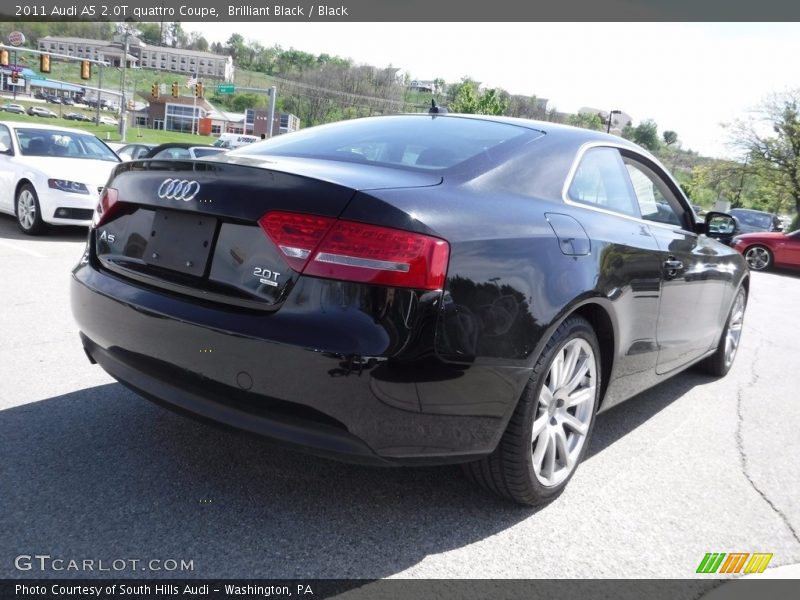 Brilliant Black / Black 2011 Audi A5 2.0T quattro Coupe