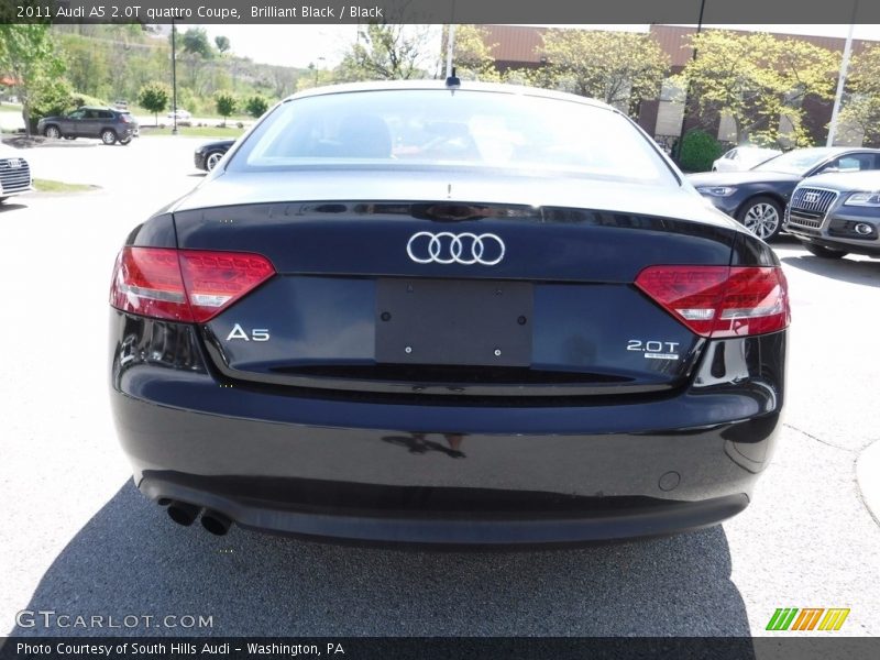 Brilliant Black / Black 2011 Audi A5 2.0T quattro Coupe