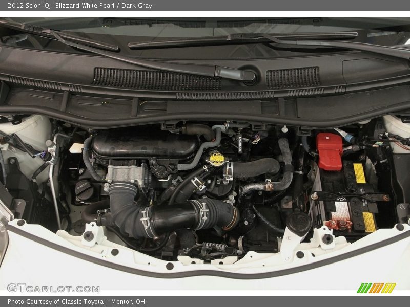 Blizzard White Pearl / Dark Gray 2012 Scion iQ