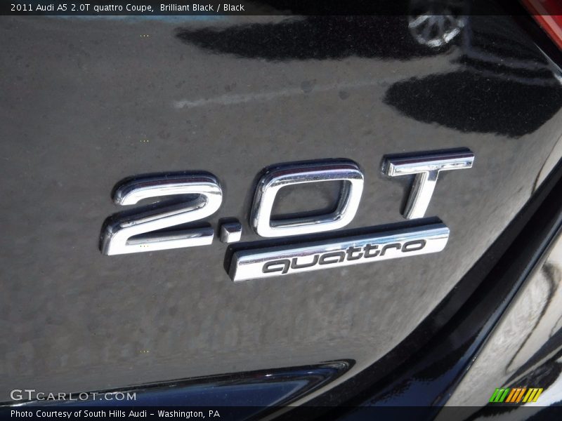 Brilliant Black / Black 2011 Audi A5 2.0T quattro Coupe