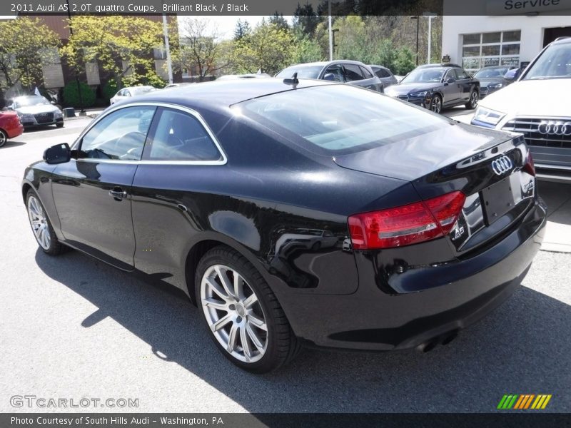 Brilliant Black / Black 2011 Audi A5 2.0T quattro Coupe