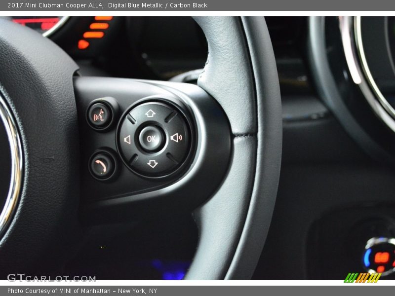 Digital Blue Metallic / Carbon Black 2017 Mini Clubman Cooper ALL4