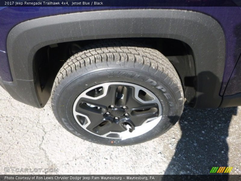Jetset Blue / Black 2017 Jeep Renegade Trailhawk 4x4
