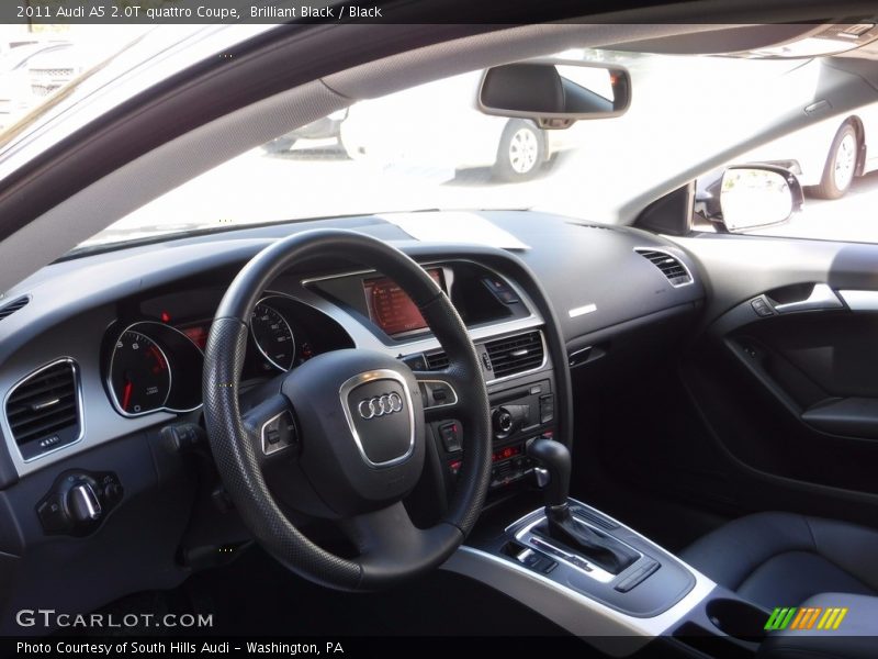 Brilliant Black / Black 2011 Audi A5 2.0T quattro Coupe