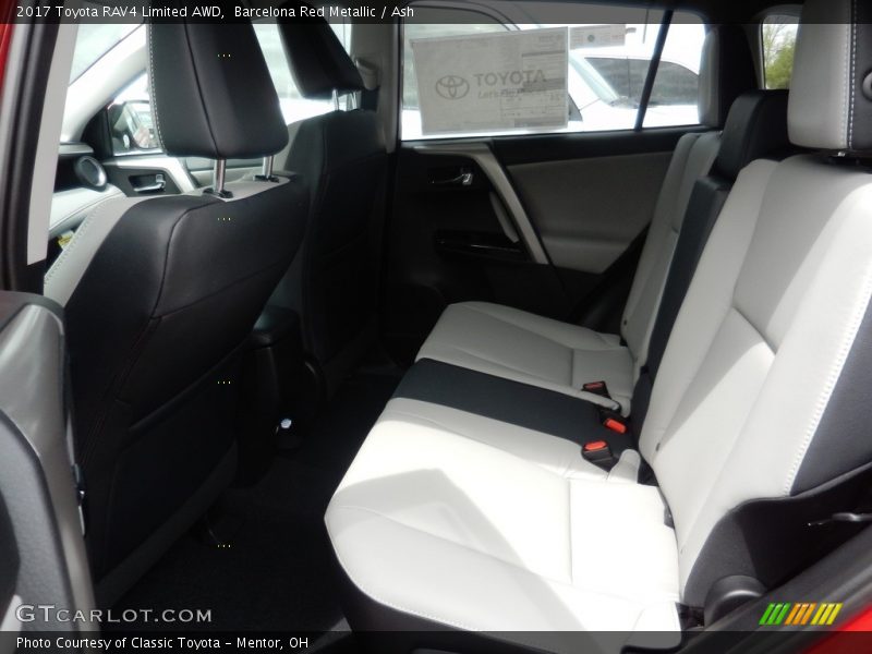 Barcelona Red Metallic / Ash 2017 Toyota RAV4 Limited AWD