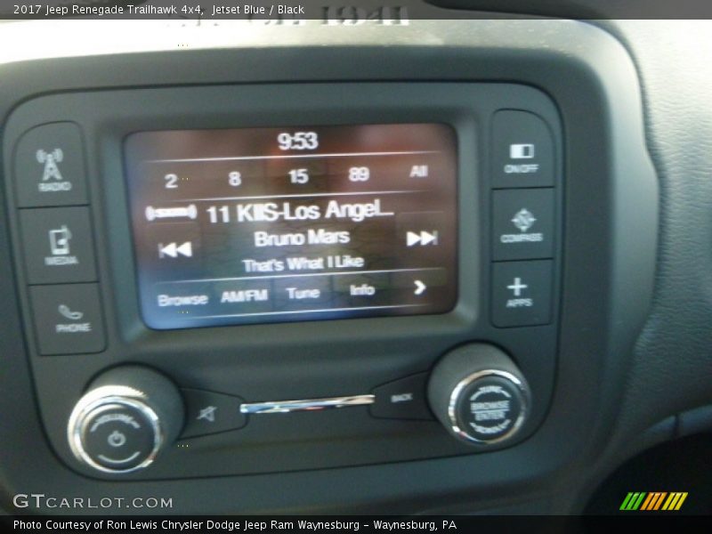 Jetset Blue / Black 2017 Jeep Renegade Trailhawk 4x4