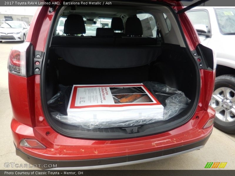 Barcelona Red Metallic / Ash 2017 Toyota RAV4 Limited AWD