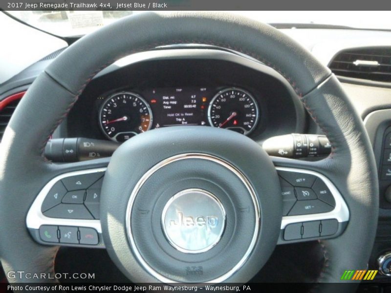 Jetset Blue / Black 2017 Jeep Renegade Trailhawk 4x4