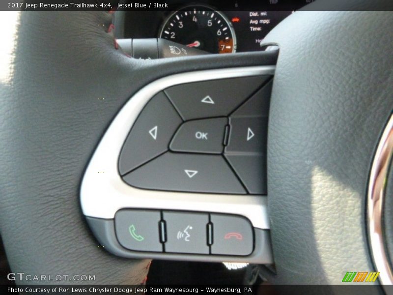 Jetset Blue / Black 2017 Jeep Renegade Trailhawk 4x4