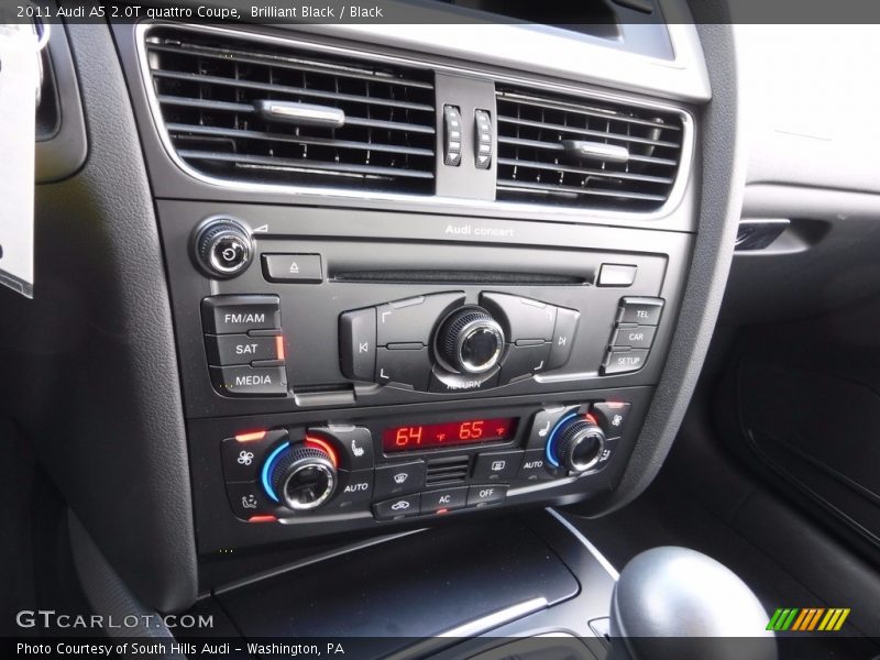 Brilliant Black / Black 2011 Audi A5 2.0T quattro Coupe