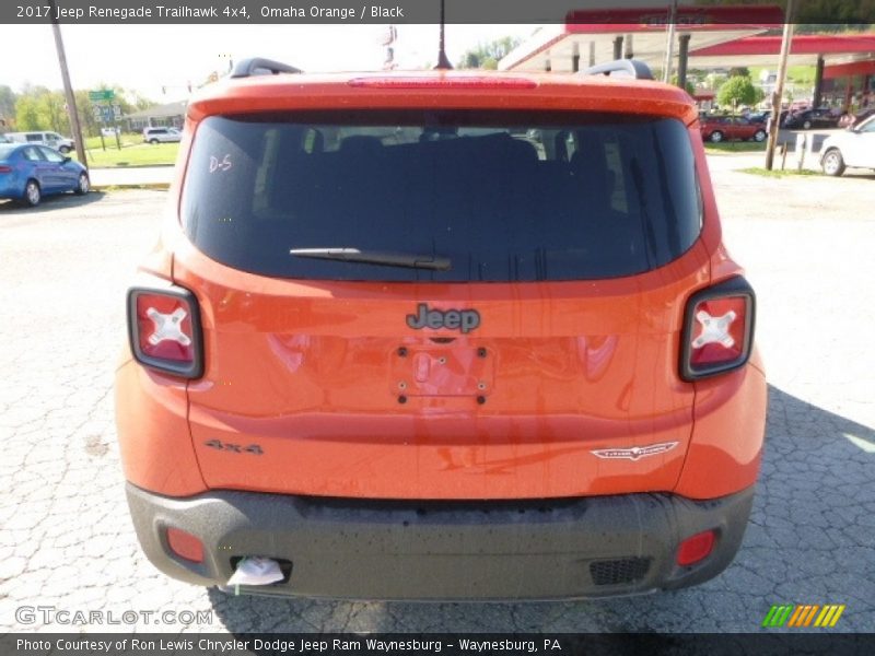 Omaha Orange / Black 2017 Jeep Renegade Trailhawk 4x4