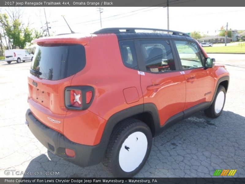 Omaha Orange / Black 2017 Jeep Renegade Trailhawk 4x4