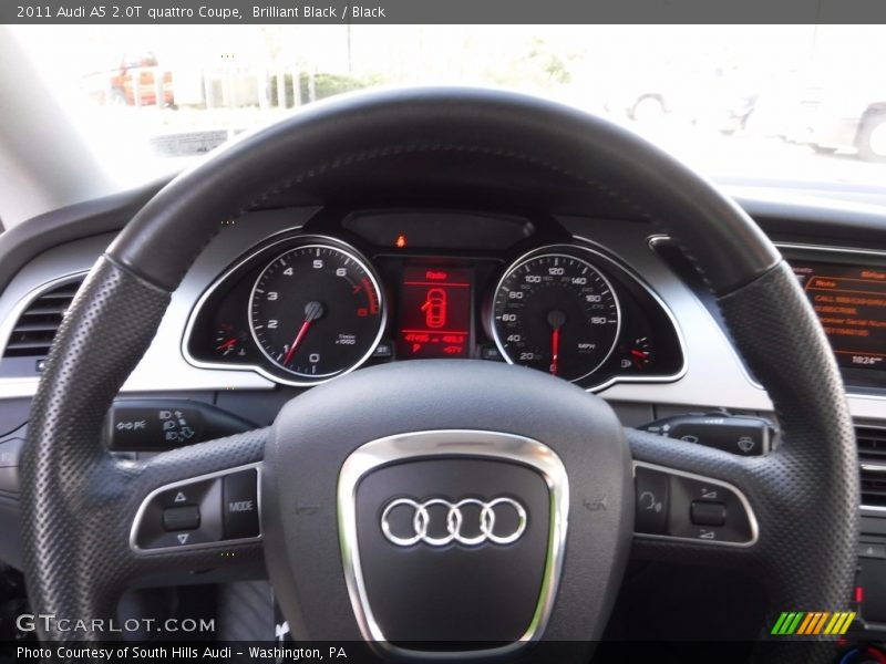 Brilliant Black / Black 2011 Audi A5 2.0T quattro Coupe