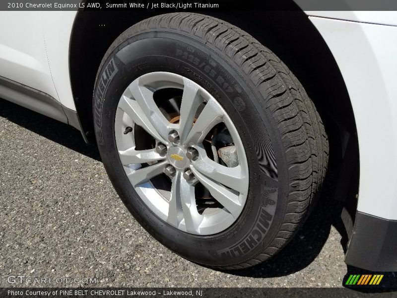 Summit White / Jet Black/Light Titanium 2010 Chevrolet Equinox LS AWD