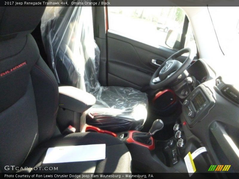 Omaha Orange / Black 2017 Jeep Renegade Trailhawk 4x4