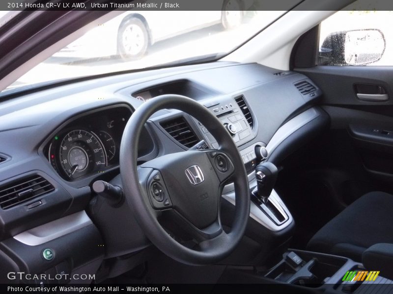 Urban Titanium Metallic / Black 2014 Honda CR-V LX AWD