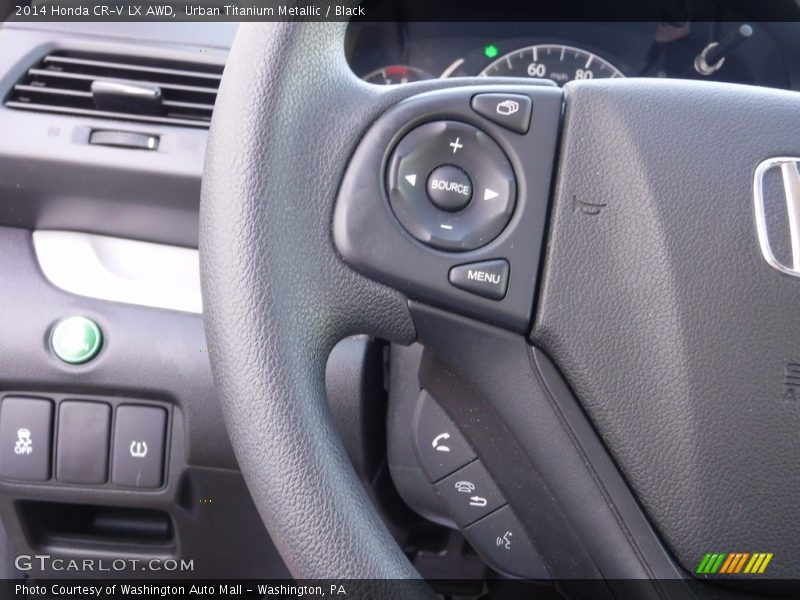Urban Titanium Metallic / Black 2014 Honda CR-V LX AWD