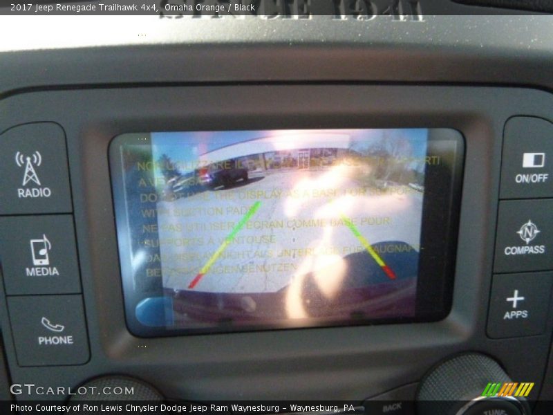 Omaha Orange / Black 2017 Jeep Renegade Trailhawk 4x4