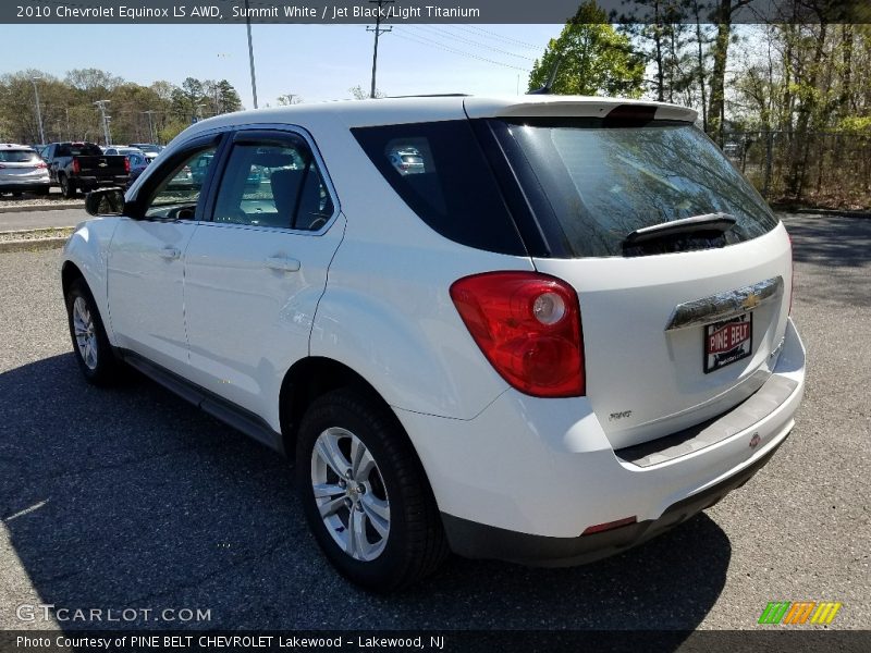 Summit White / Jet Black/Light Titanium 2010 Chevrolet Equinox LS AWD