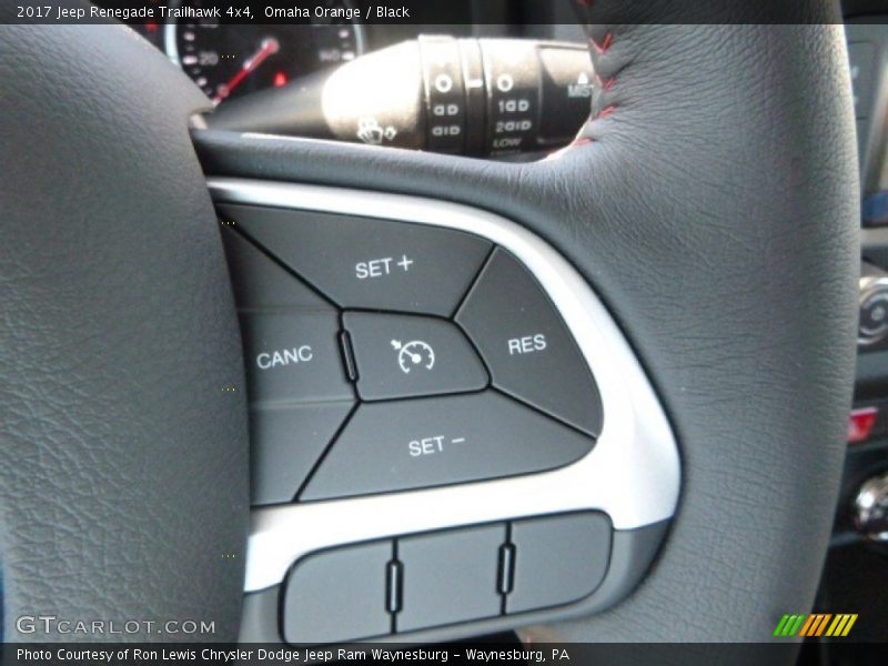 Omaha Orange / Black 2017 Jeep Renegade Trailhawk 4x4