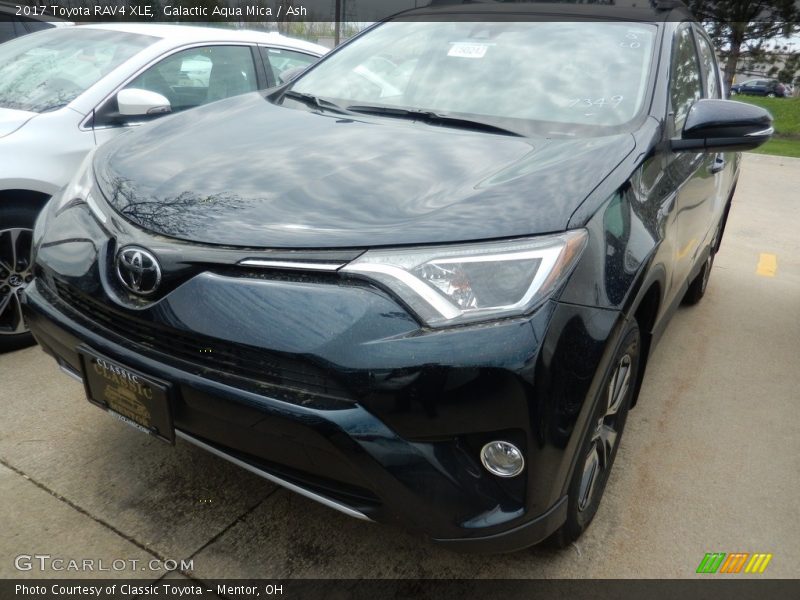 Galactic Aqua Mica / Ash 2017 Toyota RAV4 XLE