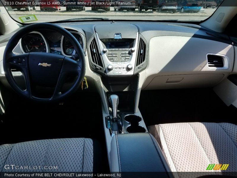 Summit White / Jet Black/Light Titanium 2010 Chevrolet Equinox LS AWD